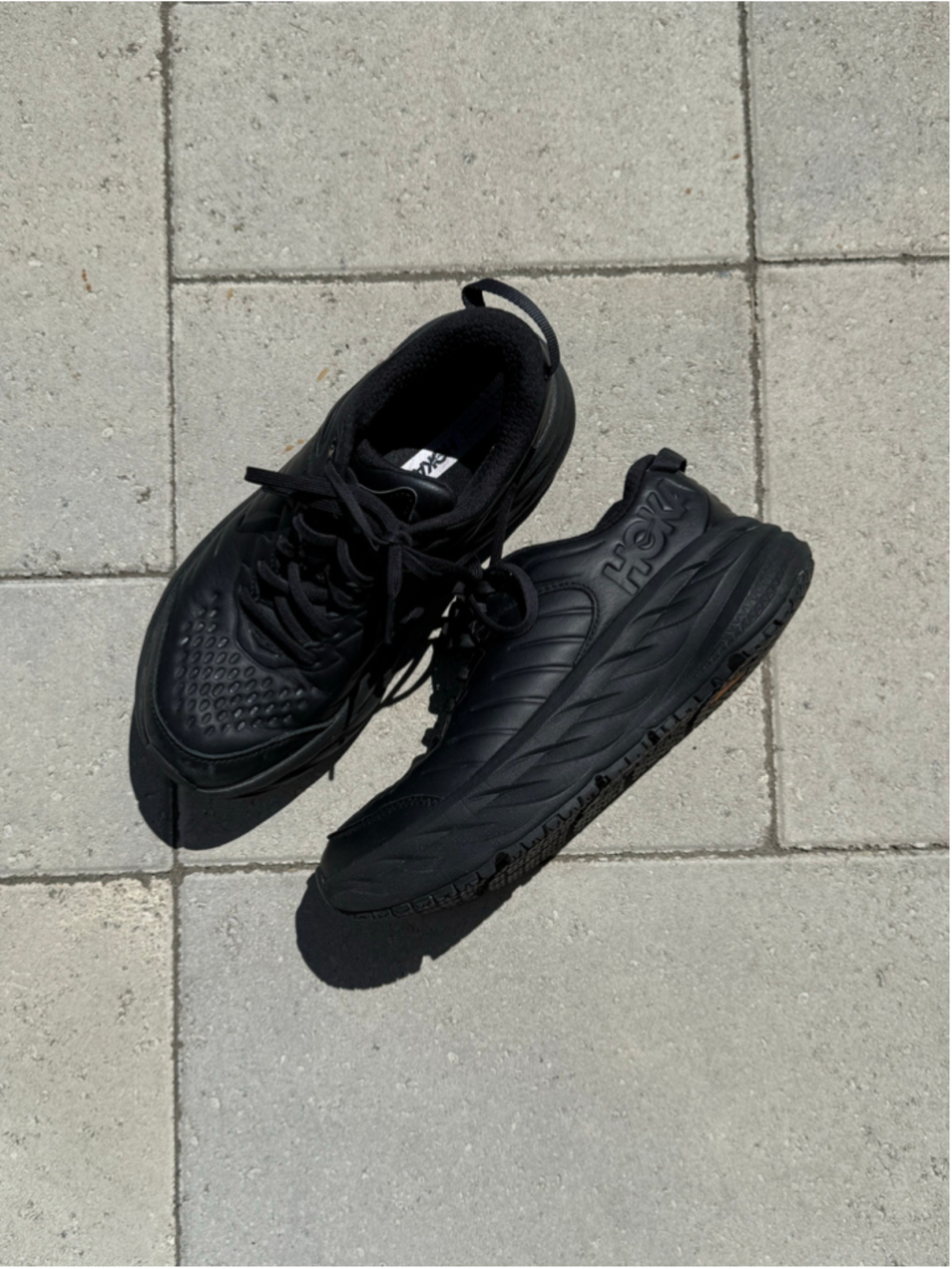 Hoka Women’s Bondy SR Black Running Shoes Sneakers! Size: 8.5